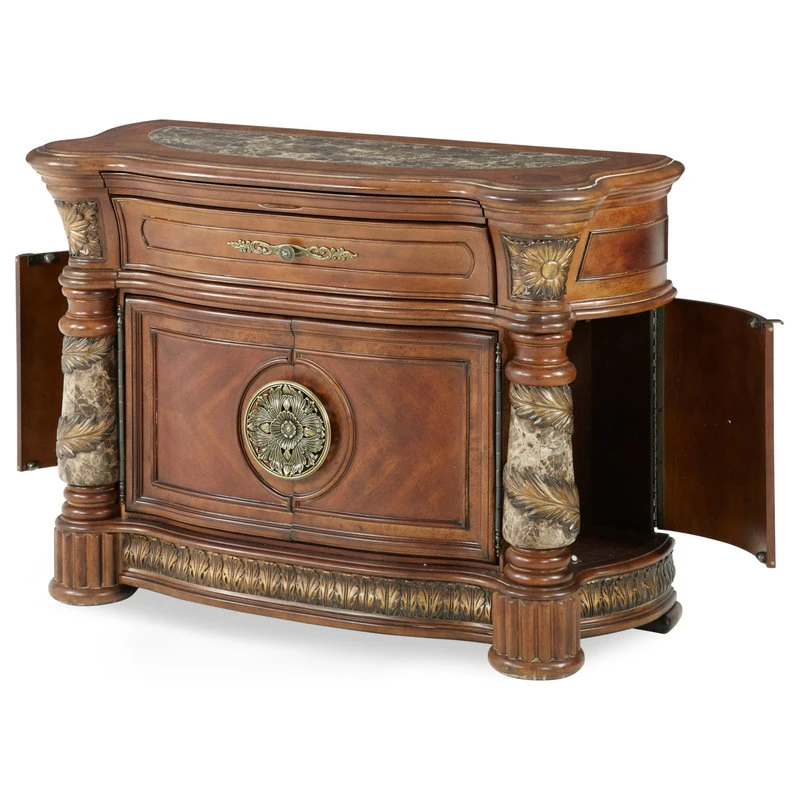 Michael Amini Villa Valencia Bachelor's Chest, Classic Chestnut 5 Michael Amini Villa Valencia Bachelor's Chest, Classic Chestnut - Image 5