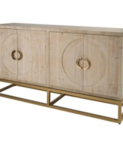Statements By J Toretto Sideboard With Gold Legs
