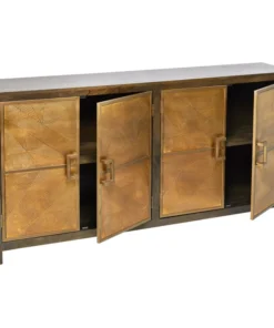 Sideboards And Things India 80" Slim Geometric Pattern 4 Brass Doors Wood Base Sideboard Buffet Greece 8 Sideboards And Things India 80" Slim Geometric Pattern 4 Brass Doors Wood Base Sideboard Buffet Greece -Palace-shop cd01436700902231 2995 w800 h800 b1 p0