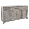 McKee Reclaimed Pine 3 Drawer 4 Door Sideboard By Kosas Home