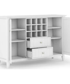 Simpli Home Ltd. Bedford Sideboard Buffet And Wine Rack -Palace-shop d23124c0037e320b 7354 w800 h800 b1 p0