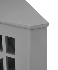 Walker Edison Gwen Fretwork Corner Accent Cabinet - Grey 12 Walker Edison Gwen Fretwork Corner Accent Cabinet - Grey -Palace-shop d721839e0062c19d 7601 w800 h800 b0 p0