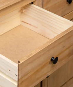 Vida XL International B.V. VidaXL Solid Wood Pine Sideboard Panama Range Storage Cabinet Chest Furniture -Palace-shop d9013951009b7089 7879 w800 h800 b0 p0