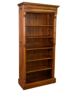 Crafters And Weavers Legacy Open Bookcase Light Brown Walnut