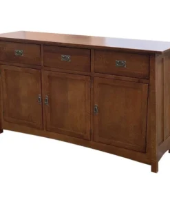 Crafters And Weavers Mission 3 Door And 3 Drawer Sideboard Walnut 70"