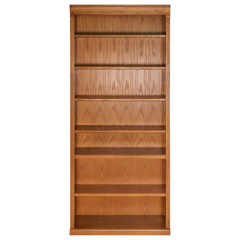 Martin Furniture Huntington Oxford 84" Open Bookcase (Wheat) 3 Martin Furniture Huntington Oxford 84" Open Bookcase (Wheat) - Image 3
