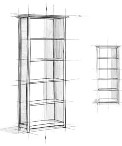 Simpli Home Ltd. Amherst 5 Shelf Bookcase -Palace-shop e0c19c62037e3219 4999 w800 h800 b1 p0