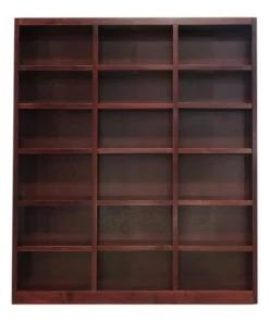 Concepts In Wood Traditional 84" Tall 18-Shelf Triple Wide Wood Bookcase In Cherry 7 Concepts In Wood Traditional 84" Tall 18-Shelf Triple Wide Wood Bookcase In Cherry -Palace-shop e131b32f0fe42b66 2103 w800 h800 b1 p0
