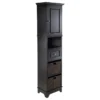 Winsome Wyatt Tall Cabinet With Baskets Drawer Door
