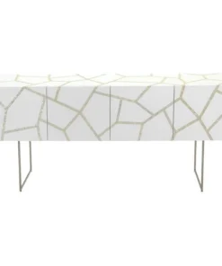 Safavieh Ashley Mother Of Pearl Buffet, White