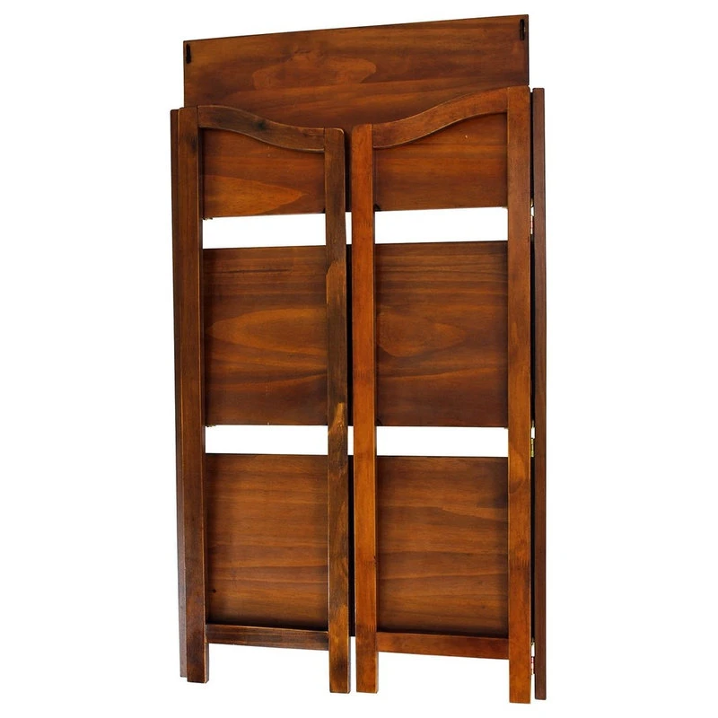 Casual Home Stratford 3-Shelf Folding Bookcase, Warm Brown, 3-Shelf 3 Casual Home Stratford 3-Shelf Folding Bookcase, Warm Brown, 3-Shelf - Image 3