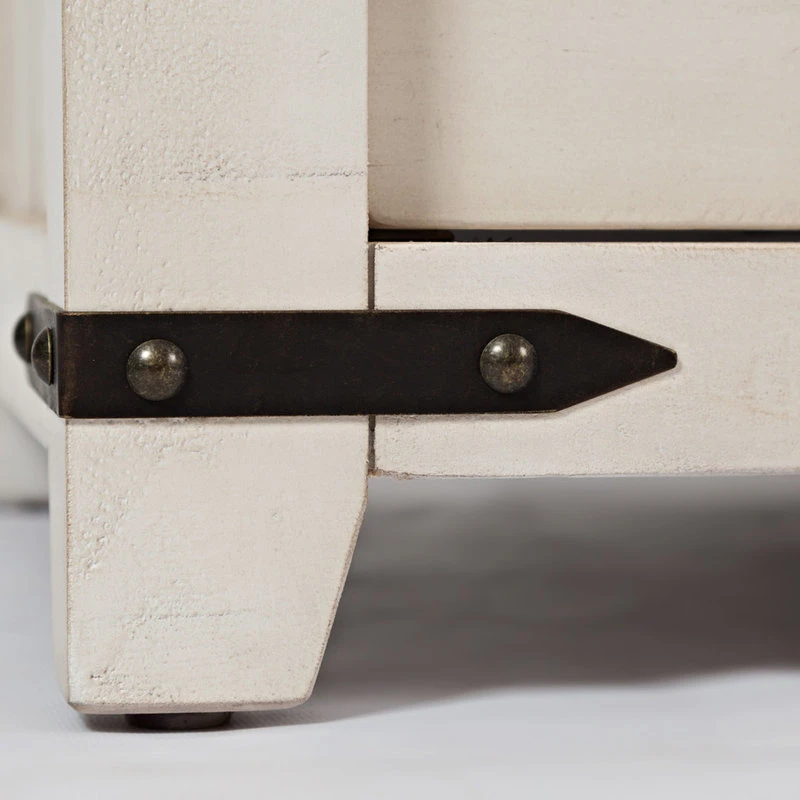 Jofran Madison County Hutch Server - Vintage White 5 Jofran Madison County Hutch Server - Vintage White - Image 5