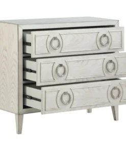 Coast To Coast Imports, LLC Coast To Coast Three Drawer Chest With Reeds White Finish 30511 -Palace-shop e661da280da4009f 0897 w800 h800 b1 p0