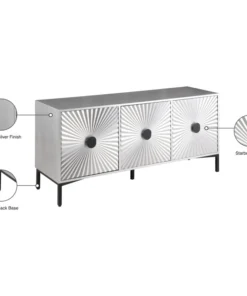 Meridian Furniture Glitz Antique Silver, Matte Black Sideboard/Buffet 16 Meridian Furniture Glitz Antique Silver, Matte Black Sideboard/Buffet -Palace-shop e6e1ec8602740da8 6426 w800 h800 b1 p0