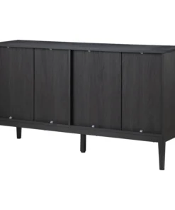 Karat Home 55" Wide 4 Door Sideboard, Black -Palace-shop e781e025032c069e 1851 w800 h800 b1 p0