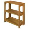 Regency Flip Flop 29" High Deskside Folding Bookcase, Medium Oak
