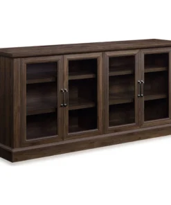 Belleze 70" Rustic Wood Sideboard Stand 4 Doors Buffet Cabinet, Dark Walnut 8 Belleze 70" Rustic Wood Sideboard Stand 4 Doors Buffet Cabinet, Dark Walnut -Palace-shop eaa17cda0019f86e 6133 w800 h800 b1 p0