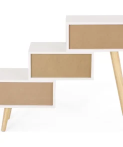 GDFStudio Auckland Mid-Century Modern 3 Drawer Tiered Cabinet -Palace-shop eb012c0e0f906a64 4167 w800 h800 b1 p0