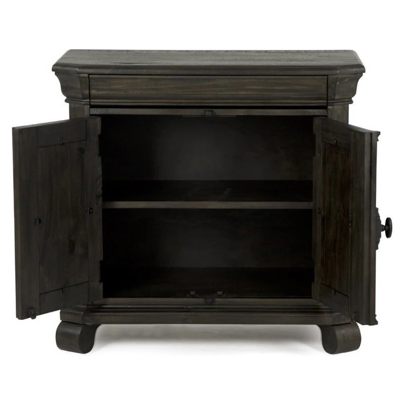 Magnussen Home Furnishings Magnussen Bellamy Traditional Peppercorn Bachelor Door Chest 2 Magnussen Home Furnishings Magnussen Bellamy Traditional Peppercorn Bachelor Door Chest - Image 2