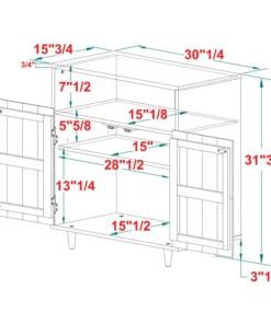 Walker Edison Henry 30" Solid Wood Detailed Door Accent Cabinet, Caramel 13 Walker Edison Henry 30" Solid Wood Detailed Door Accent Cabinet, Caramel -Palace-shop eba1a04200b6d58f 0652 w800 h800 b0 p0