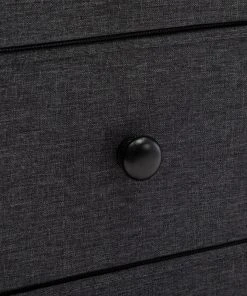 Duhome Elegant Lifestyle 6 Fabric Drawers Steel Frame Double Dresser, Black -Palace-shop ed21a6e702f1d9a4 8495 w800 h800 b0 p0