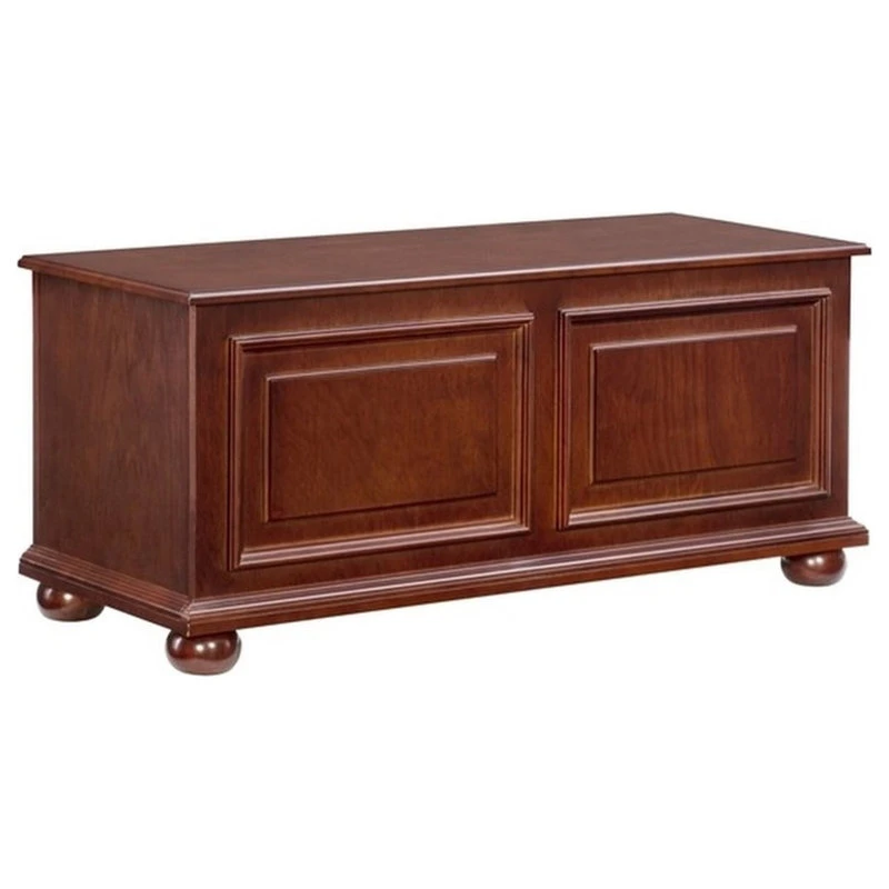 Linon Home Decor Products Linon Chadwick Wood Cedar Chest In Cherry 1 Linon Home Decor Products Linon Chadwick Wood Cedar Chest In Cherry