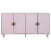 Crestview Collection Arvada 4 Door Sideboard, Lilac