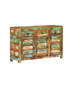 Vida XL International B.V. VidaXL Sideboard Solid Wood Reclaimed Storage Wooden Side Cabinet Furniture