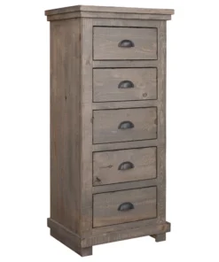 Progressive Furniture Willow Lingerie Chest, Weathered Gray
