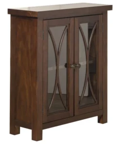 Hillsdale Furniture Bayside 2-Door Cabinet, Rustic Mahogany