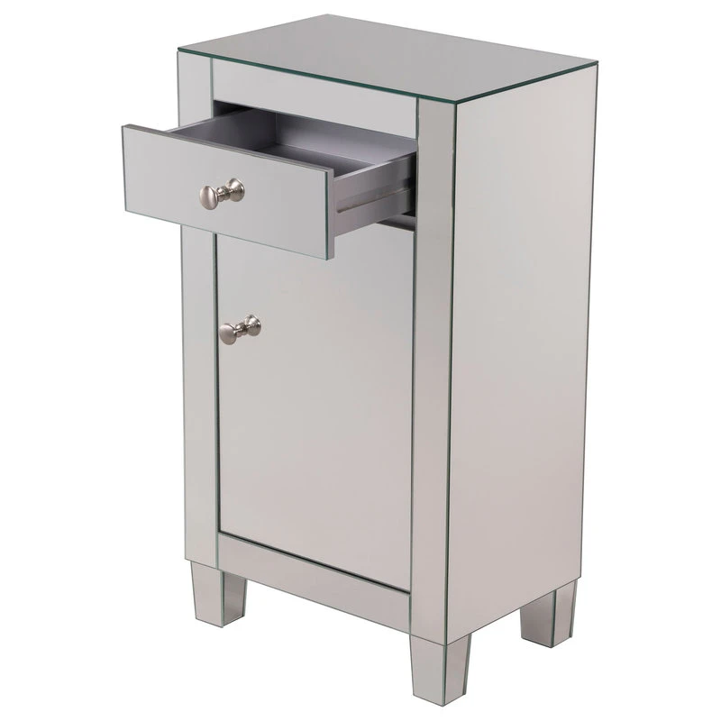 Elegant Furniture & Lighting 1 Drawer 1 Door Cabinet 2 Elegant Furniture & Lighting 1 Drawer 1 Door Cabinet - Image 2