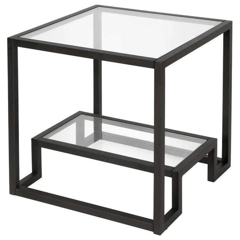 Hudson&Canal Hudson & Canal Athena Side Table, Blackened Bronze 3 Hudson&Canal Hudson & Canal Athena Side Table, Blackened Bronze - Image 3