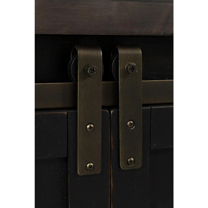 Jofran Madison County Hutch Server - Vintage Black 3 Jofran Madison County Hutch Server - Vintage Black - Image 3