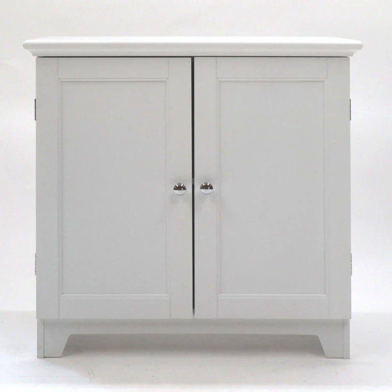 W. C. Redmon Co Shaker Style Double Door Cabinet, White 1 W. C. Redmon Co Shaker Style Double Door Cabinet, White