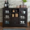 Acme Furniture ACME Dubbs Storage Wood Console Table With 2 Doors In Espresso