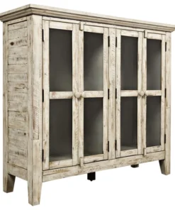 Jofran Rustic Shores Scrimshaw 48" Accent Cabinet