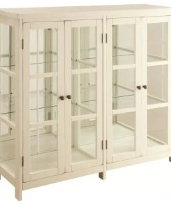 Coaster Home Furnishings Coaster White Accent Display Cabinet