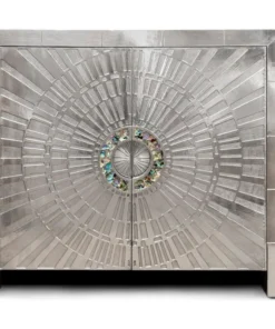 Jonathan Adler Talitha Cabinet, Nickel