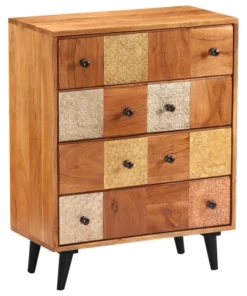 Vida XL International B.V. VidaXL Solid Acacia Wood Chest Of Drawers Sturdy Sideboard Storage Cabinet -Palace-shop f6818bf00ec74a57 8259 w800 h800 b1 p0