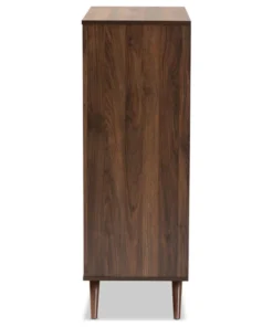 Baxton Studio Naoki Modern Two, Tone Gray Walnut Finished Wood 5, Drawer Bedroom Chest -Palace-shop f6d1a5690ec936bc 9510 w800 h800 b1 p0