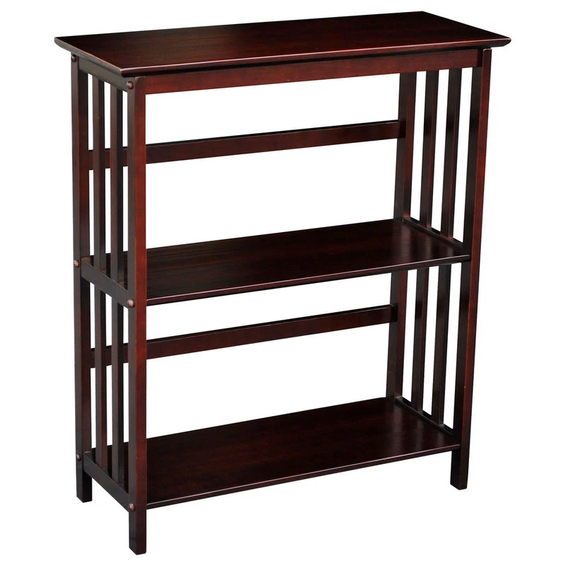 Casual Home Mission 3 Shelf Bookcase, Espresso 1 Casual Home Mission 3 Shelf Bookcase, Espresso