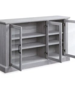 Belleze 55" Farmhouse Sideboard Cabinet, Stone Gray -Palace-shop f931297a00069ae6 1838 w800 h800 b1 p0