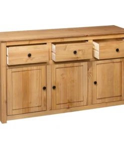 Vida XL International B.V. VidaXL Solid Wood Pine Sideboard Panama Range Storage Cabinet Chest Furniture -Palace-shop fa51f284009b70cd 5060 w800 h800 b1 p0