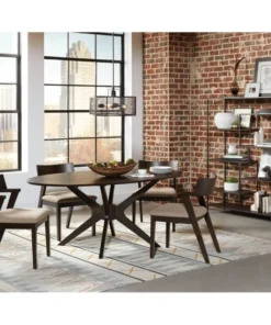 Coaster Home Furnishings Coaster 48" Casual Staggered Metal Bookcase In Walnut And Black -Palace-shop fba157fb0ee70002 3603 w800 h800 b0 p0