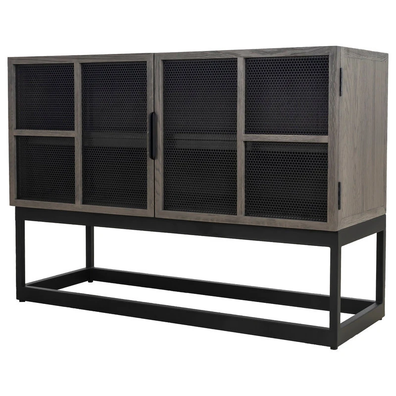 Mandalay Home Furnishings, Inc. Brisbane 2-Door Cabinet Gray Oak 2 Mandalay Home Furnishings, Inc. Brisbane 2-Door Cabinet Gray Oak - Image 2