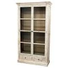 Moti Manhattan Beach Padawan Solid Wood 2-Door 2-Drawer Cabinet In Antique White