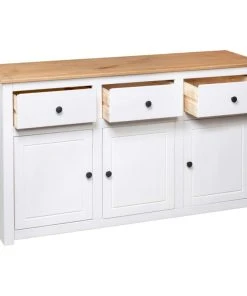 Vida XL International B.V. VidaXL Solid Wood Pine Sideboard White Panama Range Storage Cabinet Furniture 16 Vida XL International B.V. VidaXL Solid Wood Pine Sideboard White Panama Range Storage Cabinet Furniture -Palace-shop fdc1be38009b70b6 6368 w800 h800 b1 p0