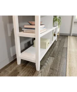 New Ridge Home Goods 2-tier Low Traditional Wooden Bookcase In White -Palace-shop fe61393100542db2 1231 w800 h800 b0 p0