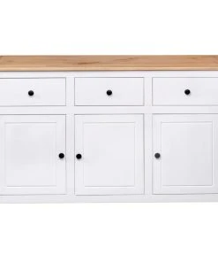 Vida XL International B.V. VidaXL Solid Wood Pine Sideboard White Panama Range Storage Cabinet Furniture 15 Vida XL International B.V. VidaXL Solid Wood Pine Sideboard White Panama Range Storage Cabinet Furniture -Palace-shop fe915f04009b70b5 6368 w800 h800 b1 p0