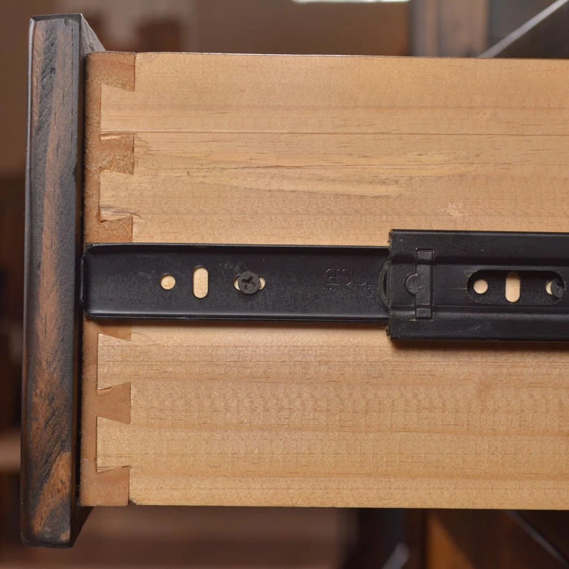 Crafters And Weavers Elements Collection Wood & Copper China Cabinet 5 Crafters And Weavers Elements Collection Wood & Copper China Cabinet - Image 5